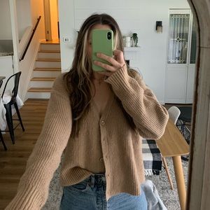 Beige/Tan Cardigan